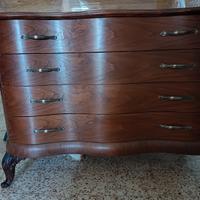 Comò antico/vintage bombato restaurato