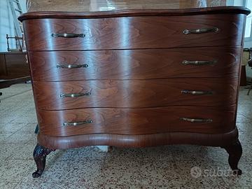 Comò antico/vintage bombato restaurato