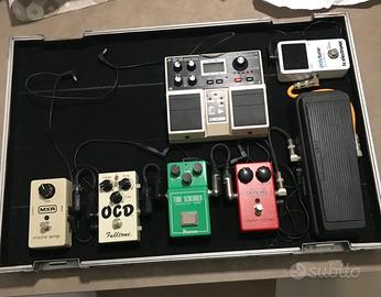 Dunlop cry baby, Mxr dyna comp,, rockcase one spot