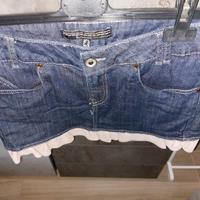 gonna jeans bershka taglia 44