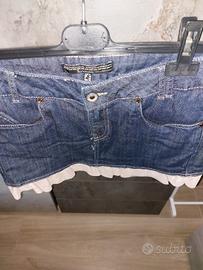 gonna jeans bershka taglia 44