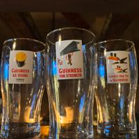Bicchieri Guinness da collezione