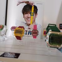 orologi in acciaio con cinturino in gomma I AM.