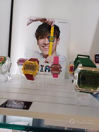 orologi in acciaio con cinturino in gomma I AM.