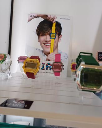 orologi in acciaio con cinturino in gomma I AM.