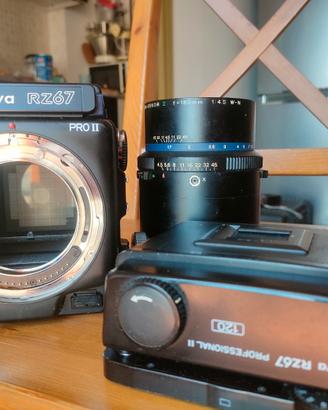 Mamiya RZ67 Pro II medio formato 6x7 con 180mm