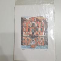 6 dipinti storici di VENEZIA fatti a mano