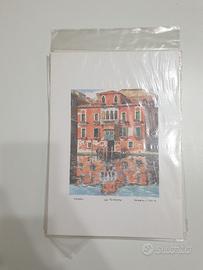 6 dipinti storici di VENEZIA fatti a mano