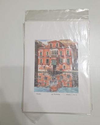 6 dipinti storici di VENEZIA fatti a mano