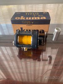 Mulinello Okuma Titus trolling con trecciato