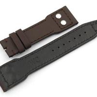 Cinturino IWC Pilot Cuoio Marrone 22mm Per Fibbia