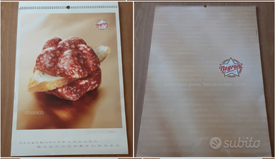 Calendario salumi Negroni anno 2004