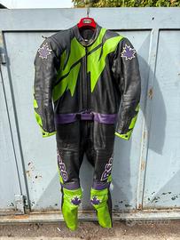 Tuta da Moto in Pelle Divisibile RECORD