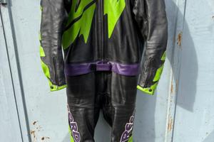 Tuta da Moto in Pelle Divisibile RECORD