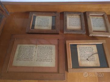 Antiche pagine di bibbia copta