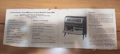 mobile radio giradischi 