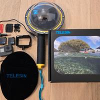 GoPro Hero 5 Black +  Dome Telesin + accessori