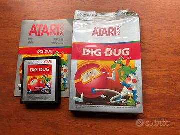 ATARI 2600 DIG DUG VIDEOGIOCO CASSETTA