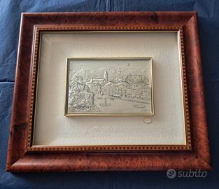 Quadro bassorilievo argento 925 Castellani