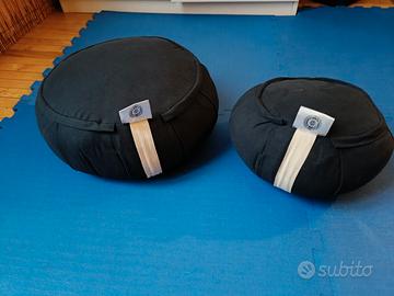 Cuscino yoga Zafu artigianale sfoderabile