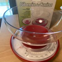 Bilancia da cucina rossa fino a 2 kg