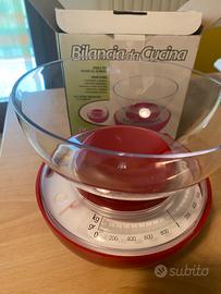 Bilancia da cucina rossa fino a 2 kg