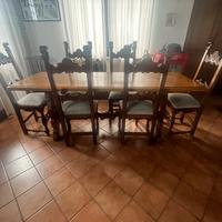 Tavolo fratino con 6 sedie