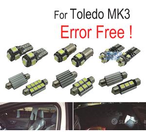 KIT 10 LAMPADE LED PER INTERNI ACCESSORI PER SEDIL
