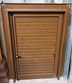 Persiana con telaio in alluminio