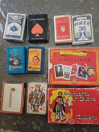 Lotto Carte da Gioco Dal Negro e miste.