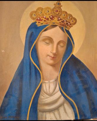 Madonna con manto blu 