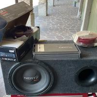 Subwoofer Hertz Spl ,amplificatore Hertz HDP1