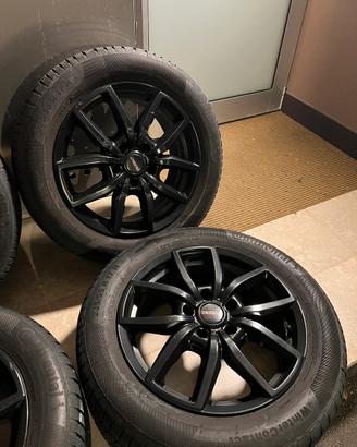 Cerchi BMW X3 gomme invernali 235/55/17 al 80%