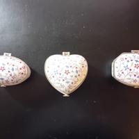Lotto piccole scatole in ceramica