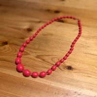 Collana vintage rossa