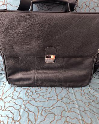 Cavallari Studio Borsa Uomo Porta Pc Vera Pelle