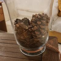 Vaso arredamento casa in vetro