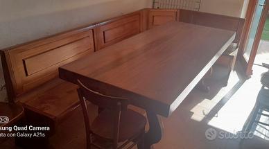 Tavolo Artigianale + Giropanca contenitore Maxi