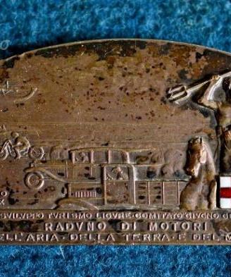 Placca raduno automobilismo moto Genova