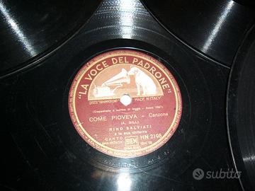 Dischi 78 giri anni 40 /50