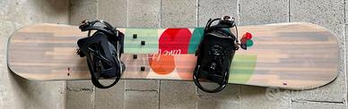Snowboard donna 149 K2 + attacchi Salomon
