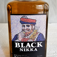 BLACK NIKKA WHISKY SQUARE BOTTLE 360 ML JAPAN RARO