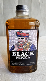 BLACK NIKKA WHISKY SQUARE BOTTLE 360 ML JAPAN RARO
