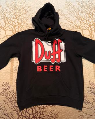 Felpa Duff Beer Nero Usato