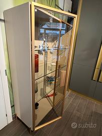 VETRINA LACCATO OPACO E ORO 