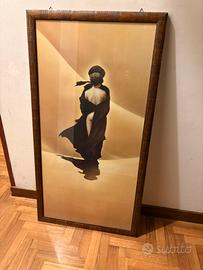 Quadro locandina The’ nel Deserto di Bertolucci