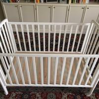 Lettino Pali a sponde mobili con materasso