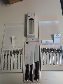 Set posate Inox+Set 3 coltelli+Thermos con termome