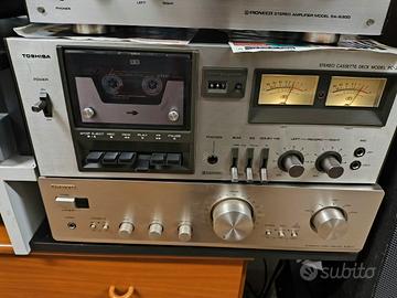 piastra cassette mc tape toshiba pc2460