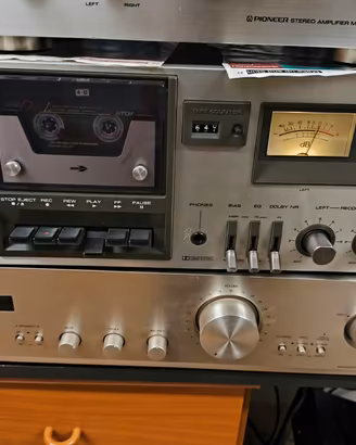 piastra cassette mc tape toshiba pc2460